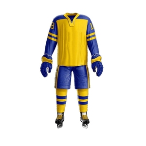Personalized Breathable Polyester Tackle Twill Digital Print Ice Hockey Jersey Custom Team Name Front Logo Design Your Own Set - Product Image 1