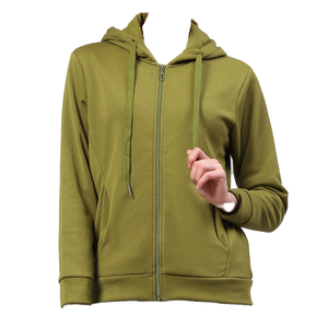 Veste polaire à capuche décontractée pour femme, printemps, été, automne, hiver, respirante, durable, confortable, en polyester/coton, fermeture devant - Product Image 6