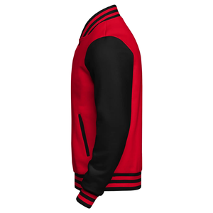 Veste universitaire en laine de haute qualité pour homme, personnalisée, avec manches en cuir, offrant différentes options de taille - Product Image 5