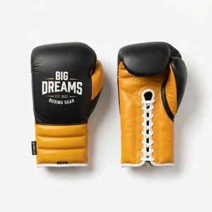 Guantes de Boxeo con Logotipo Personalizado Directo de Fábrica, Equipo de Entrenamiento Profesional, Guantes de Combate con Cordones para Sparring y Sacos de Boxeo Pesados - Product Image 6