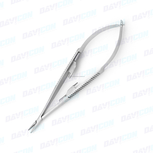 Castroviejo Needle <b>Holder</b>, 5.5inch (14cm), CVD Tips with Lock - Product Image 4