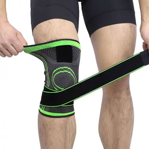 Genouillère de soutien avec fermeture auto-agrippante, en Spandex respirant, ajustement universel pour la protection au basketball, toutes saisons - Product Image 5