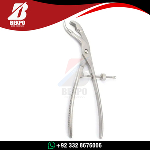 Pinzas de reducción ortopédicas de acero inoxidable con dientes serrados para sujeción ósea, 3mm y 8mm, rectas y curvas, para instrumentos médicos - Product Image 6