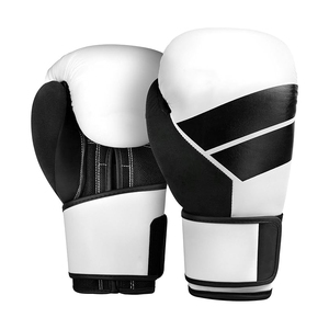 Gants de boxe pour hommes, 100% cuir de vachette, à lacets, pour compétition, 10oz 12oz, mousse de latex multicouche, support de poignet, pour match et sparring - Product Image 4