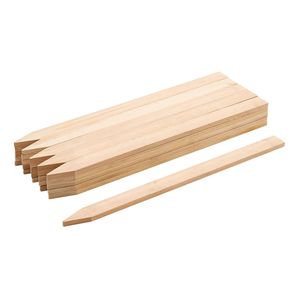 Confezione da 25 Pali da Giardino in Legno 24 x 0,5 x 1,5 Pollici, Appuntiti, in Legno di Abete Rinforzato con Filo Metallico per Supporto Piante - Product Image 1
