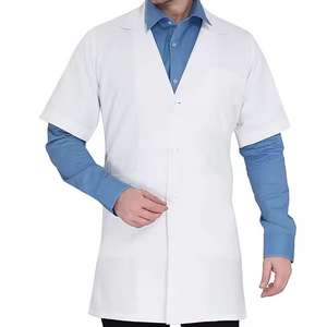 Blouses de laboratoire professionnelles légères pour médecins, fabrication OEM, manches longues, pour usage médical - Product Image 5