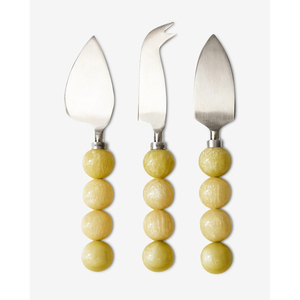 Juego de cuchillos para queso de diseño moderno en dorado y negro mate, elegantes herramientas de acero inoxidable para quesos duros y blandos, en oferta. - Product Image 4
