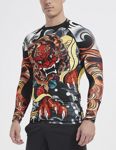 Premium Rash Guard Gym Training <b>Compression</b> <b>Shirt</b> Custom Logo Professional Sportswear Manufacturer - Product Image 2