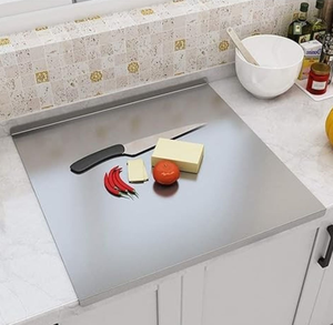 Blocs à découper en acier inoxydable plaqué argent, fabriqués à la main, accessoires de cuisine légers très demandés à prix abordable - Product Image 6
