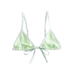 ชุดบิกินี่ผู้หญิงแบบสั่งทำ 2 ชิ้น ผ้าโพลีเอสเตอร์/ไนลอน กางเกงทรง Thong ชุดว่ายน้ำ OEM พร้อมลายพิมพ์ตามสั่ง ขายดี - Product Image 4