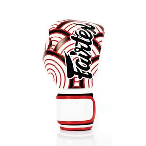 Gants de boxe professionnels Fairtex blancs avec doublure rouge, gants de boxe Twins en cuir véritable, gants de Muay Thai, gants de sparring, gants de kick-boxing - Product Image 3