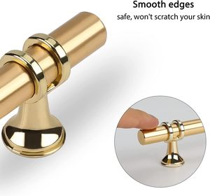 Handmade Brass Cabinet Pull Handles <b>Set</b> of 2 Gold Drawer Handles Long <b>Bar</b> Handles for Kitchen Cabinets Furniture Wardrobe Almira - Product Image 6
