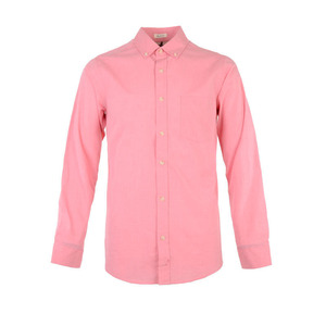 Camisa Oxford Rosa de la Marca Vornex para Hombre, Manga Larga, con Botones, Estilo Casual de Negocios para Oficina, Poliéster y Algodón, OEM, Venta al Por Mayor - Product Image 3