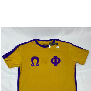 เสื้อยืดคอกลมแขนสั้นผู้ชาย ผ้าฝ้าย 100% สีพื้น โอเมก้า พีเอสไอ ฟี ทรงปกติ ระบายอากาศได้ดี น้ำหนัก 220 กรัม ผลิตตามสั่ง โรงงาน ODM - Product Image 5