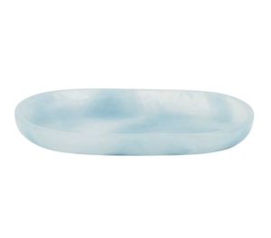 Plats de service en résine à prix de gros, aspect marbre naturel, design minimaliste, assiettes de service alimentaire en résine, bols de luxe en résine - Product Image 4