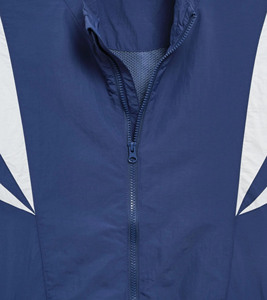 Manufacturer Zip up Windbreaker Jacket and Pants Set Retro Style Mesh Lined Custom 100% Polyester Nylon Windbreaker Tracksuit - Product Image 5