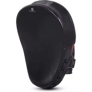 Mitaines de boxe professionnelles en cuir premium avec coussinets incurvés pour l'entraînement de kickboxing et de Muay Thai 2026 - Product Image 4