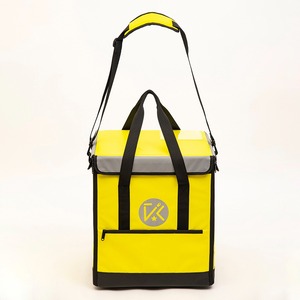 Mochila de reparto de comida de gran capacidad, multifuncional, de color amarillo medio y nuevo diseño. - Product Image 3