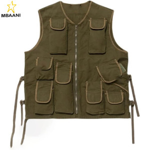 Chaleco para Hombre, Chaleco de Caza Hecho a Mano, Chaleco Casual Multibolsillos para Hombre y Mujer, Chaleco Funcional para Trabajo Pesado - Product Image 5