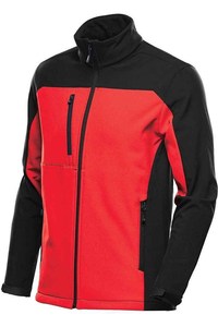 Veste de randonnée pour homme personnalisable avec logo, softshell respirante, légère, col montant, patchwork, imperméable et coupe-vent - Product Image 2