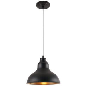 Modern Iron Mini Pendant Light With Antique Brass Finish And Black Accent Band Ideal For Kitchen Island And Dining Room Lighting - Product Image 6