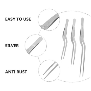Juego de Utensilios de Cocina Profesionales de Acero Inoxidable Azul Metálico para Emplatar Alimentos, con Estuche - Product Image 4