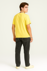 T-shirt décontracté de luxe surdimensionné grande taille respirant à manches courtes en polyester/coton 180/220 g/m² épais vierge - Product Image 5