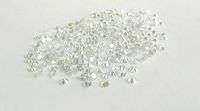 Diamants ronds de 0,80 mm à 3 mm, cultivés en laboratoire, taillés à la main, CVD, pour la fabrication de bijoux (bagues, boucles d'oreilles, bracelets) en Inde.