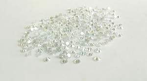 Diamantes sueltos de 0.80 mm a 3 mm, corte redondo, cultivados en laboratorio, CVD, hechos a mano, para anillos, pendientes y pulseras de la India, para la fabricación de joyas. - Product Image 4