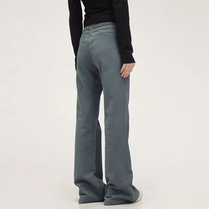 Winter Essentials Straight Wide Leg Sweatpants Soft 350gsm Fleece Lined Joggers Customized Logo - Product Image 3