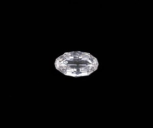 2.00 CT, Lab Grown Diamond <b>Step</b> Cut Oval Diamond, Lab Created Diamond, Unique Cut Diamond Antique Cut Diamond For Pendant - Product Image 6