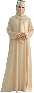 Solid Color Breathable Dubai Abayas Moroccan <b>Kaftan</b> Women Chiffon Burqa Ramzan Muslim Maxi Gown Dress Robe Arab Islamic Clothes - Product Image 5