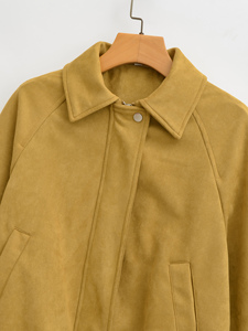 Manteau long en fausse fourrure douce et chaude pour femme, style décontracté urbain, en coton et polyester, coupe ample, épais, idéal pour l'hiver et les températures froides - Product Image 3