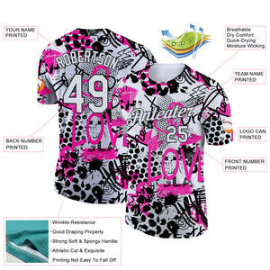 OEM Customized Oversized Team Graphic T <b>Shirt</b> <b>Y2K</b> Graffiti Streetwear Tee All Over Print Wholesale Men's <b>Shirt</b> Supplier - Product Image 2