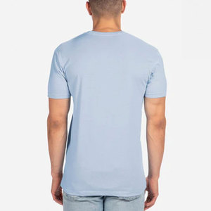 Camiseta personalizada de calidad con etiqueta, cuello redondo, corte ajustado y hombros caídos para impresión. - Product Image 1