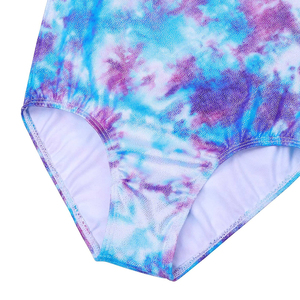 Vente flash - Justaucorps de gymnastique pour enfants avec design personnalisé par sublimation, justaucorps de danse pour filles, unique, attrayant et scintillant, pour compétitions - Product Image 3