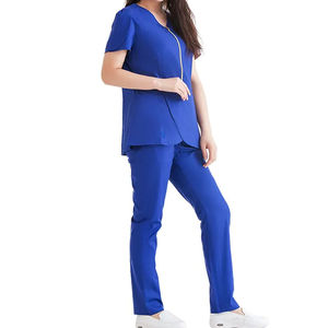 Meilleures ventes : Ensemble de tenues médicales pour femmes, imprimé logo personnalisé, infroissable, motif dessiné à la main, pour chirurgiens et médecins, vente en gros - Product Image 1