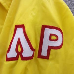 Áo khoác gió nam bán buôn, có lớp lót, thêu logo Hy Lạp, kiểu áo khoác thể thao, trang phục hội sinh viên nữ/nam DST - Product Image 3