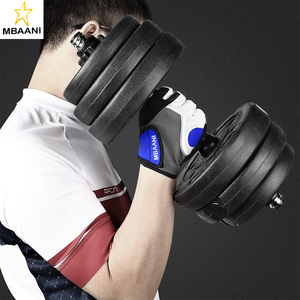 Gants de vélo à demi-doigts rembourrés de 5 mm - Product Image 2