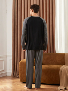 Direct Factory's Extra Soft Breathable Quick Dry <b>Pajama</b> <b>Set</b> <b>Men</b> - Product Image 2