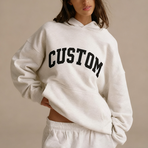 Sudaderas y Conjuntos Deportivos Personalizados de Invierno, Impresión por Transferencia de Calor, Ropa Urbana, Pantalones Deportivos con Capucha de Felpa Francesa Gruesa - Product Image 4