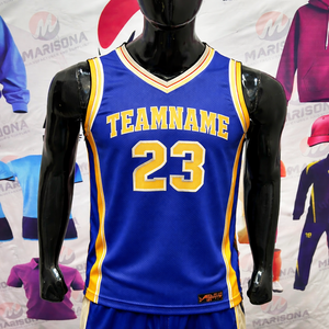 Camiseta de Baloncesto Personalizada sin Mangas con Cuello Redondo, Logotipo Impreso Digitalmente, Uniforme de Entrenamiento de Equipo, Secado Rápido, Transpirable, Duradero, 100% - Product Image 1