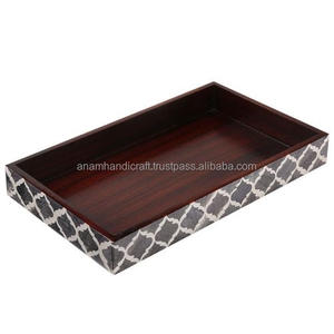 ถาดฝังกระดูกไม้ธรรมชาติทำด้วยมือจานเสิร์ฟคุณภาพสูงสำหรับบ้านร้านอาหารโรงแรมโดยตรง-คลาสสิก - Product Image 1