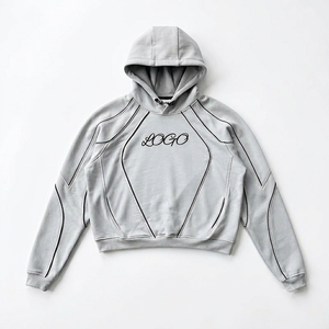 Conjunto Deportivo Unisex de Primera Calidad, Sudadera con Capucha y Pantalones Jogger, Tejido de Poliéster, con Parches Bordados y Diseño Personalizado - Product Image 2