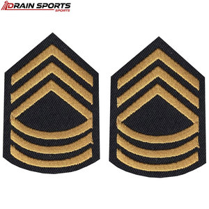 Écussons de grade uniforme brodés Merrow de qualité supérieure, en promotion - Product Image 3