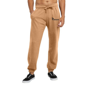 กางเกงวอร์มลำลองทรงปกติ คุณภาพพรีเมียม สกรีนโลโก้ได้ตามต้องการ สำหรับผู้ชาย ระบายอากาศได้ดี แห้งเร็ว ผลิตจากผ้าฟลีซ ผลิตในประเทศปากีสถาน - Product Image 1