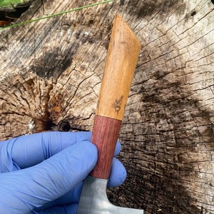 Cuchillo de Chef Profesional Hecho a Mano de 12 Pulgadas, Hoja de Acero Inoxidable 440C de Alta Calidad con Funda de Madera y Cuero Genuino - Product Image 3