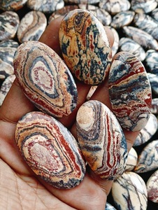 Cabujón de Jaspe Rosa Natural de Alta Calidad, Calidad AAA, Piedra Preciosa Pulida Suelta para Joyería, Lote de Piedras a Precio de Mayoreo - Product Image 6