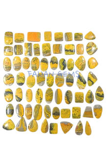 Cabujón de piedras preciosas sueltas de jaspe de abejorro Natural, todos los tamaños, cristal pulido certificado, sin tratamientos para la fabricación de colgantes de joyería - Product Image 3
