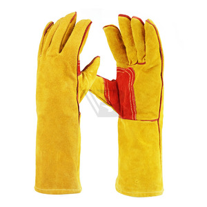 Factory Professional Custom Safety Welding Leather Hand Work <b>Gloves</b> - Product Image 2